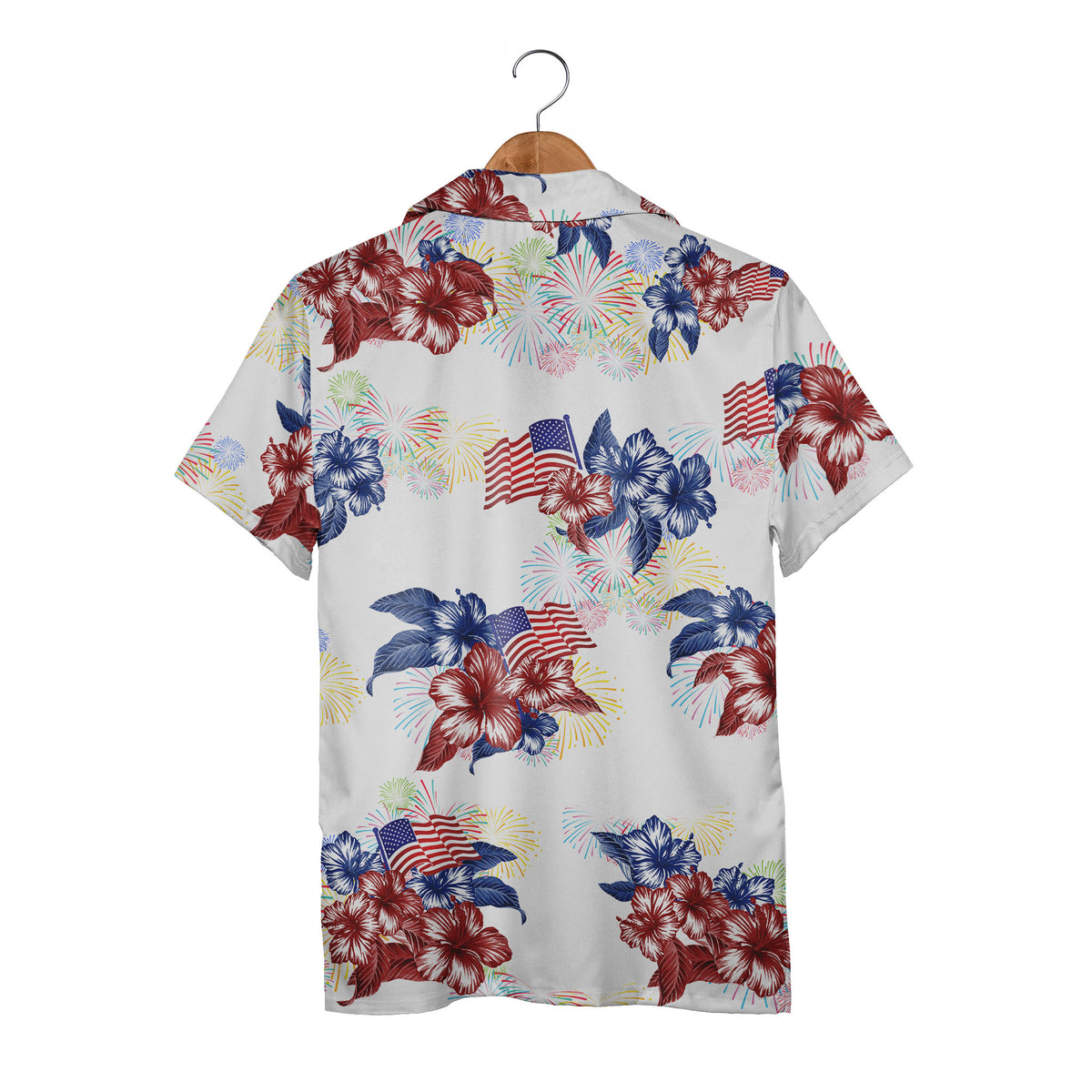 Red White And Blue 4Th Of July Hawaiian Shirt For Men And Women