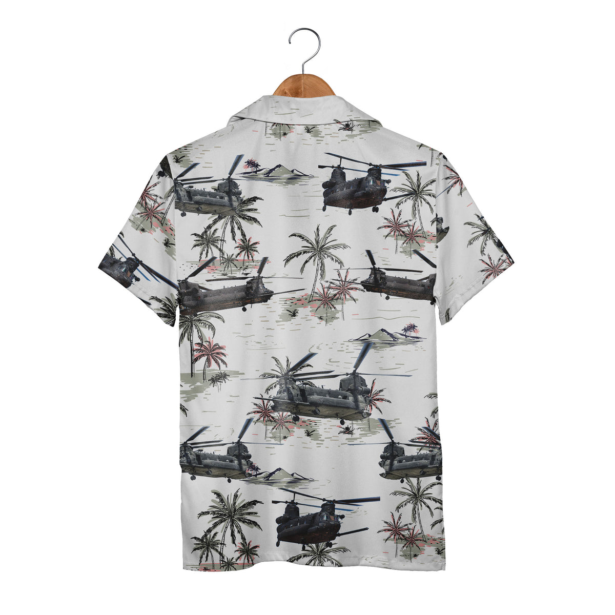US Army Boeing MH-47G Chinook Trendy Hawaiian Shirt Military Inspired App