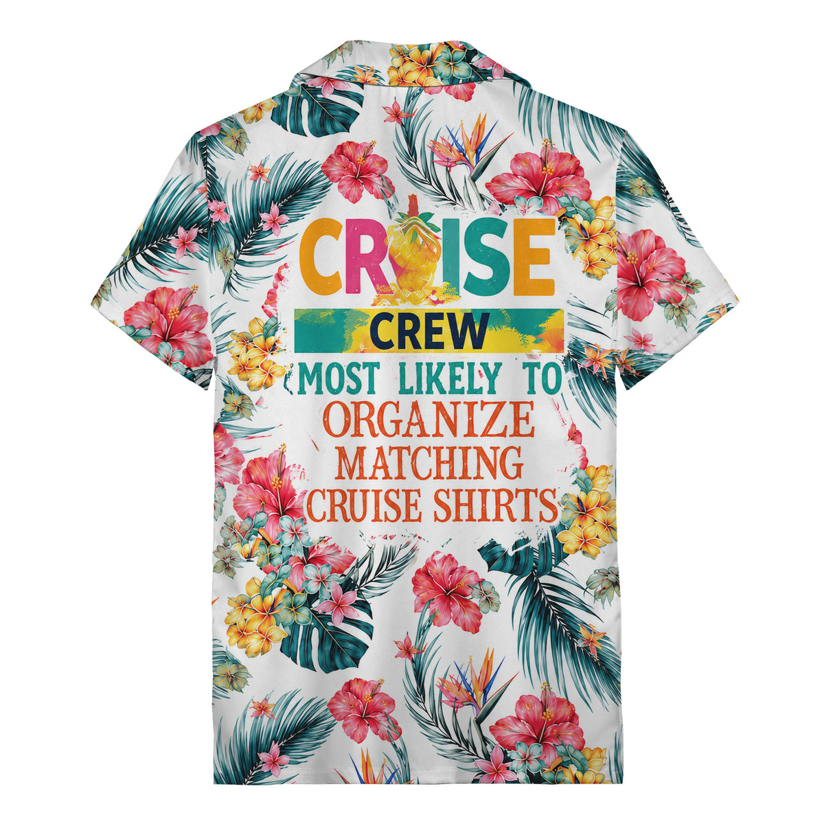 watercolor hibiscus palm birds of paradise hawaiian shirt for beach days