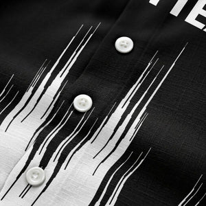 drip paint splatter abstract art hawaiian shirt for men