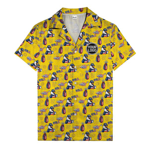 usa bald eagles golf bags fireworks hawaiian shirt for men