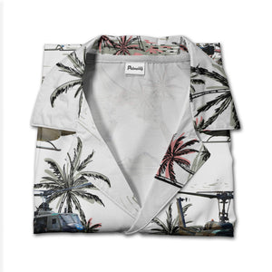 U.S. Army Bell UH-1 Huey Trendy Hawaiian Shirt Military Aviation Tribute