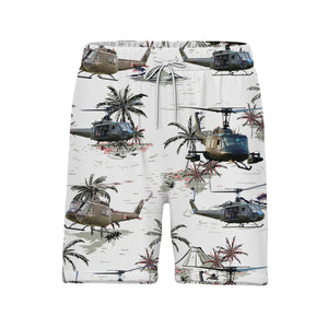 U.S. Army Bell UH-1 Huey Trendy Hawaiian Shirt Military Aviation Tribute