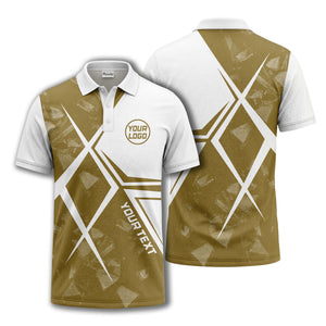 monochrome geometric triangles & abstract shapes modern urban polo shirt