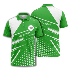 hexagon grid diagonal stripe modern geometric polo shirt for men