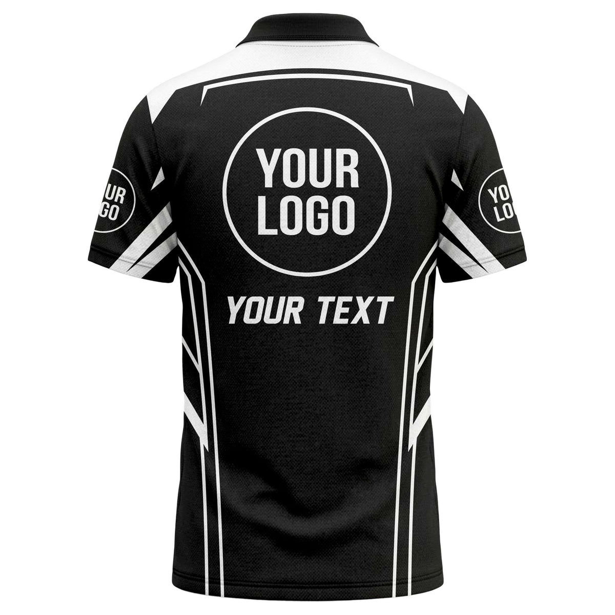 Custom Bold Golf Polo Shirt – Personalized Name and Logo Uniform for Corporate Group & Event Wear