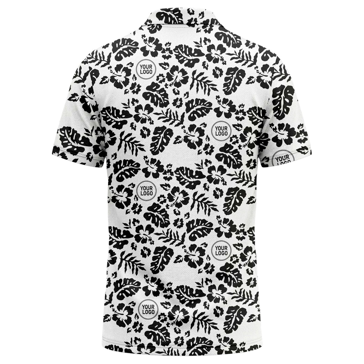 Polo Shirt – Custom Men’s Golf Shirt with Golf Course Pattern