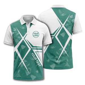 monochrome geometric triangles & abstract shapes modern urban polo shirt