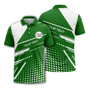 hexagon grid diagonal stripe modern geometric polo shirt for men