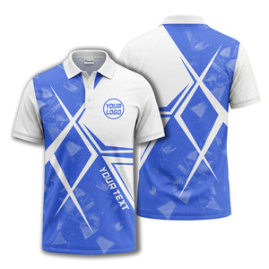 monochrome geometric triangles & abstract shapes modern urban polo shirt
