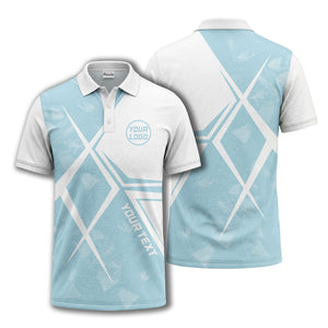 monochrome geometric triangles & abstract shapes modern urban polo shirt