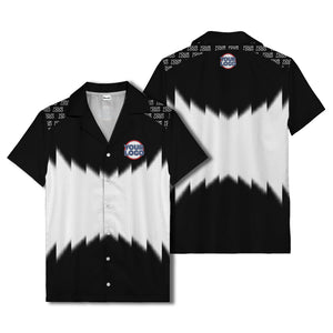 zigzag geometric custom logo aloha hawaiian shirt for men