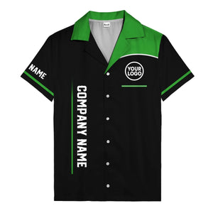 01_live-preview-green-stripe-logo-grid-corporate-uniform-hawaiian-shirt-for-men