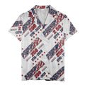 america 250th anniversary stars & stripes patriotic hawaiian shirt for men
