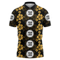 tropical hibiscus floral polo shirt hawaiian shirt