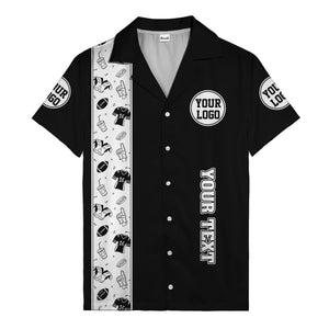 football helmets jerseys foam fingers black white hawaiian shirt for men