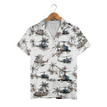 U.S. Army Bell UH-1 Huey Trendy Hawaiian Shirt Military Aviation Tribute
