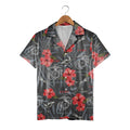 USMC Semper Fidelis Hawaiian Shirt - Fighter Jets Tropical Hibiscus Marine Print