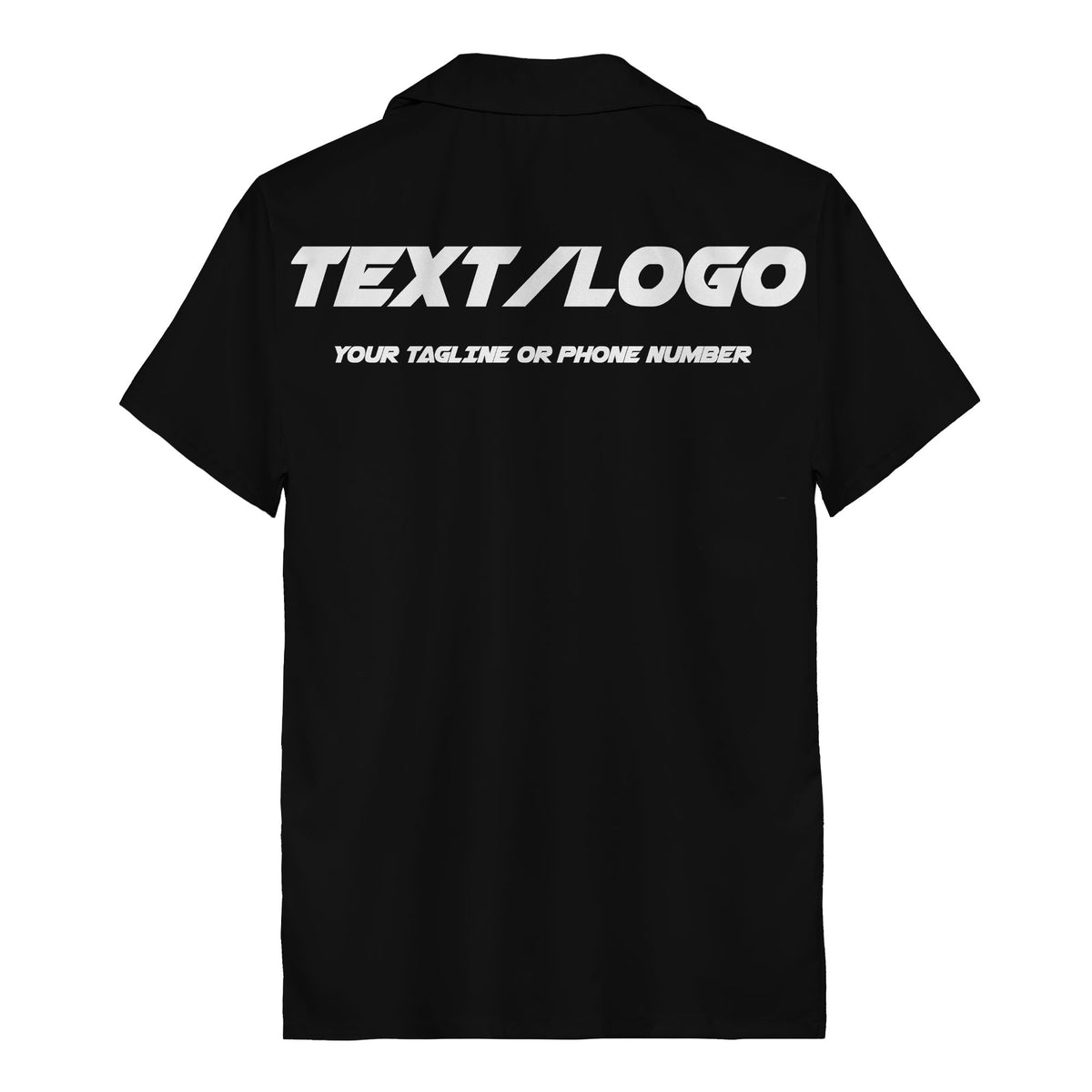 customizable chevron stripes white text graphic hawaiian shirt