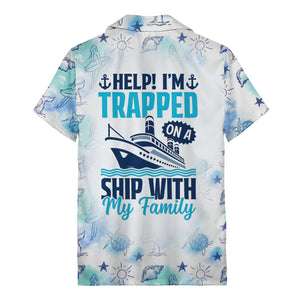 watercolor surfboards & sea turtles hawaiian shirt aloha button down