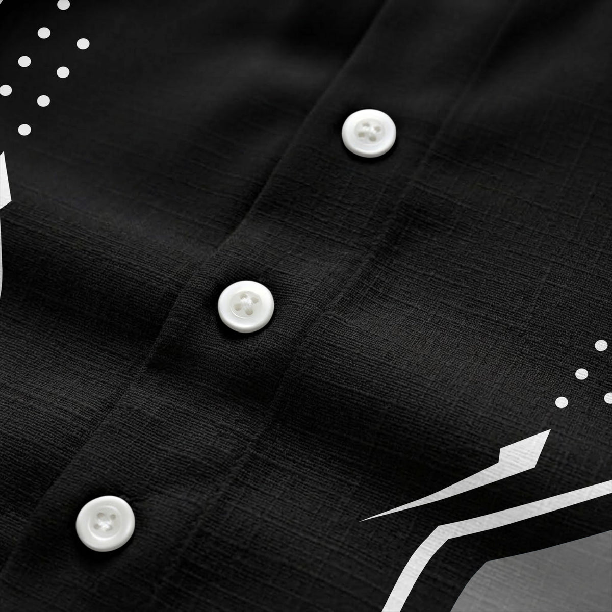 hexagon checkerboard geometric fusion hawaiian shirt for men