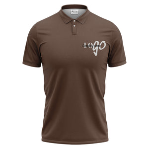 luxury minimalist custom golf club logo polo shirt for men