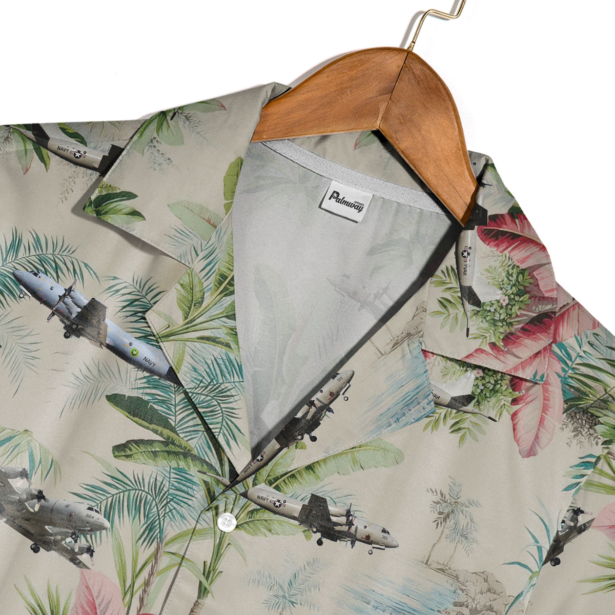 Us Navy Lockheed P-3 Orion Trendy Hawaiian Shirt, Short Sleeve Trendy Hawaiian Shirt For Men
