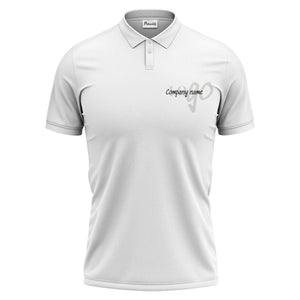 luxury minimalist custom golf club logo polo shirt for men