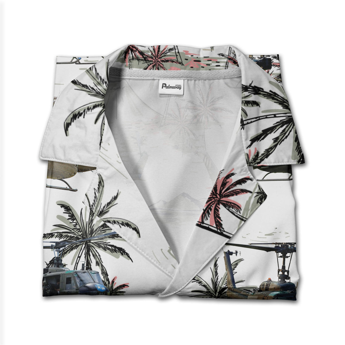 U.S. Army Bell UH-1 Huey Trendy Hawaiian Shirt Military Aviation Tribute