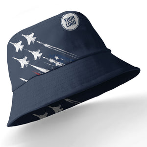 fighter jets streaking through american flag stars & stripes hawaiian shirt