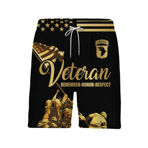 Iwo Jima Flag Raising Patriotic Hawaiian Shirt - Airborne Veteran Eagle Tribute