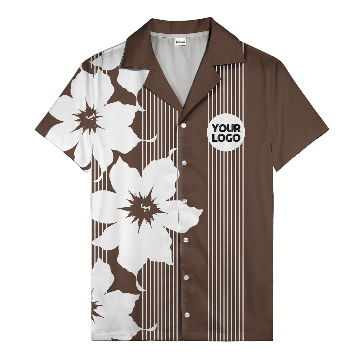 maple leaf & flag stripes patriotic custom multi color hawaiian shirt