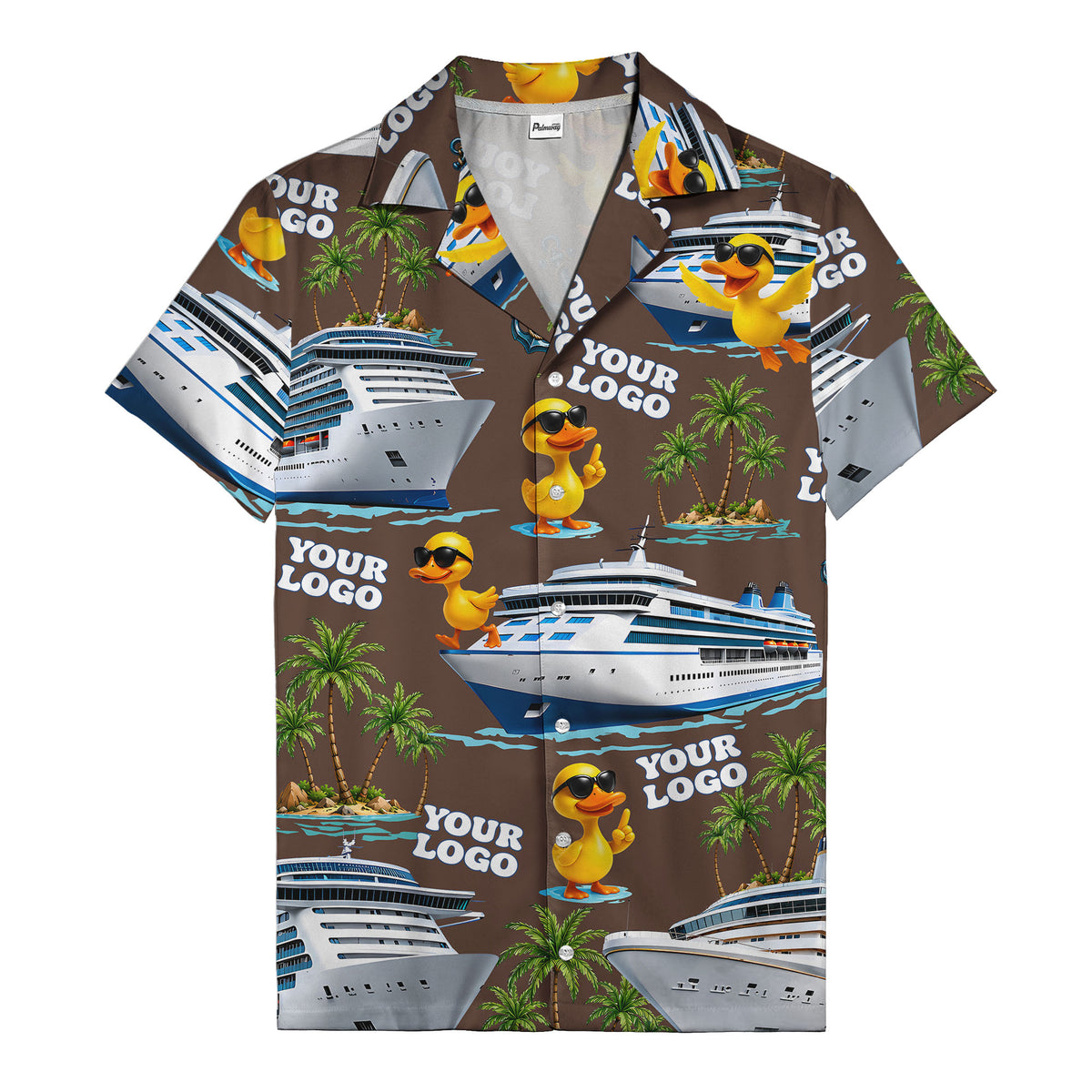 sunglasses ducks on cruise ships palm tree islands hawaiian shirt