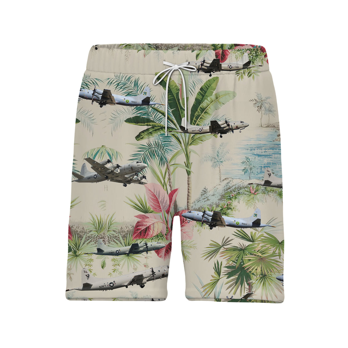 Us Navy Lockheed P-3 Orion Trendy Hawaiian Shirt, Short Sleeve Trendy Hawaiian Shirt For Men