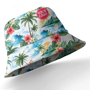 watercolor surfboards palm trees hibiscus hawaiian shirt for men