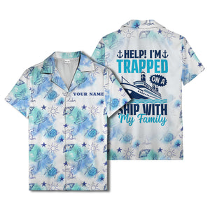watercolor surfboards & sea turtles hawaiian shirt aloha button down