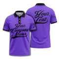 custom script logo corporate casual polo shirt for men