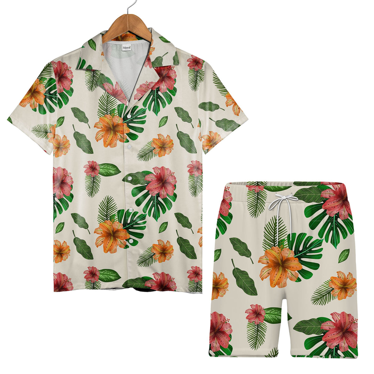 Island Heritage Floral Hawaiian Shirt Classic Tropical Comfort Fit