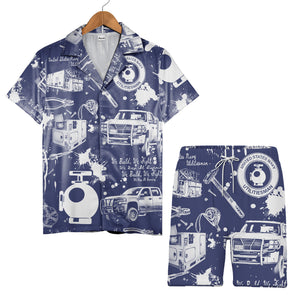 US Navy Utilitiesman Hawaiian Shirt - Military Tools Trucks We Build We Fight
