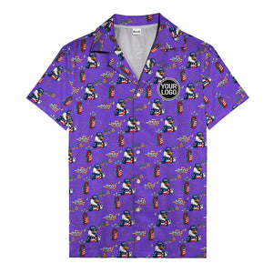 usa bald eagles golf bags fireworks hawaiian shirt for men