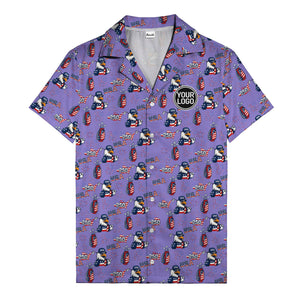 usa bald eagles golf bags fireworks hawaiian shirt for men