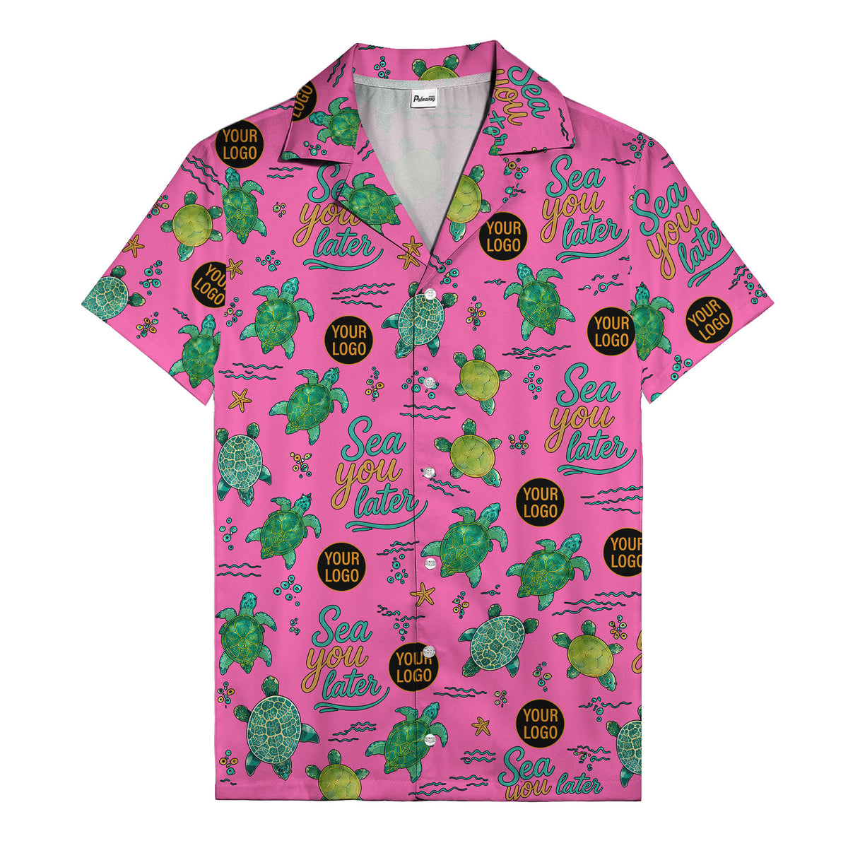 sea turtles & starfish sea you later cartoon hawaiian shirt