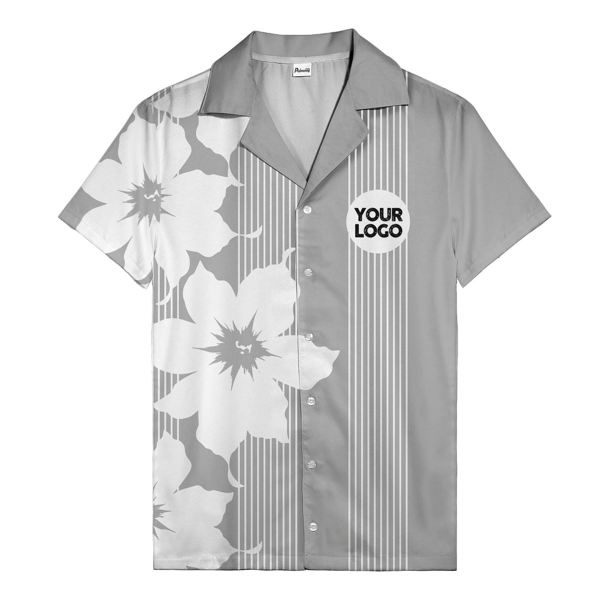 maple leaf & flag stripes patriotic custom multi color hawaiian shirt