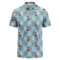 Custom Argyle Golf Polo Shirt with Personalized Golfer Pattern – Custom Face, Team & Golf Outing Apparel