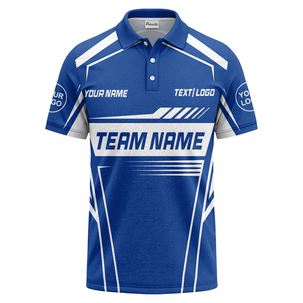 Custom Team Uniform Polo Shirt – Personalized Logo, Name & Text