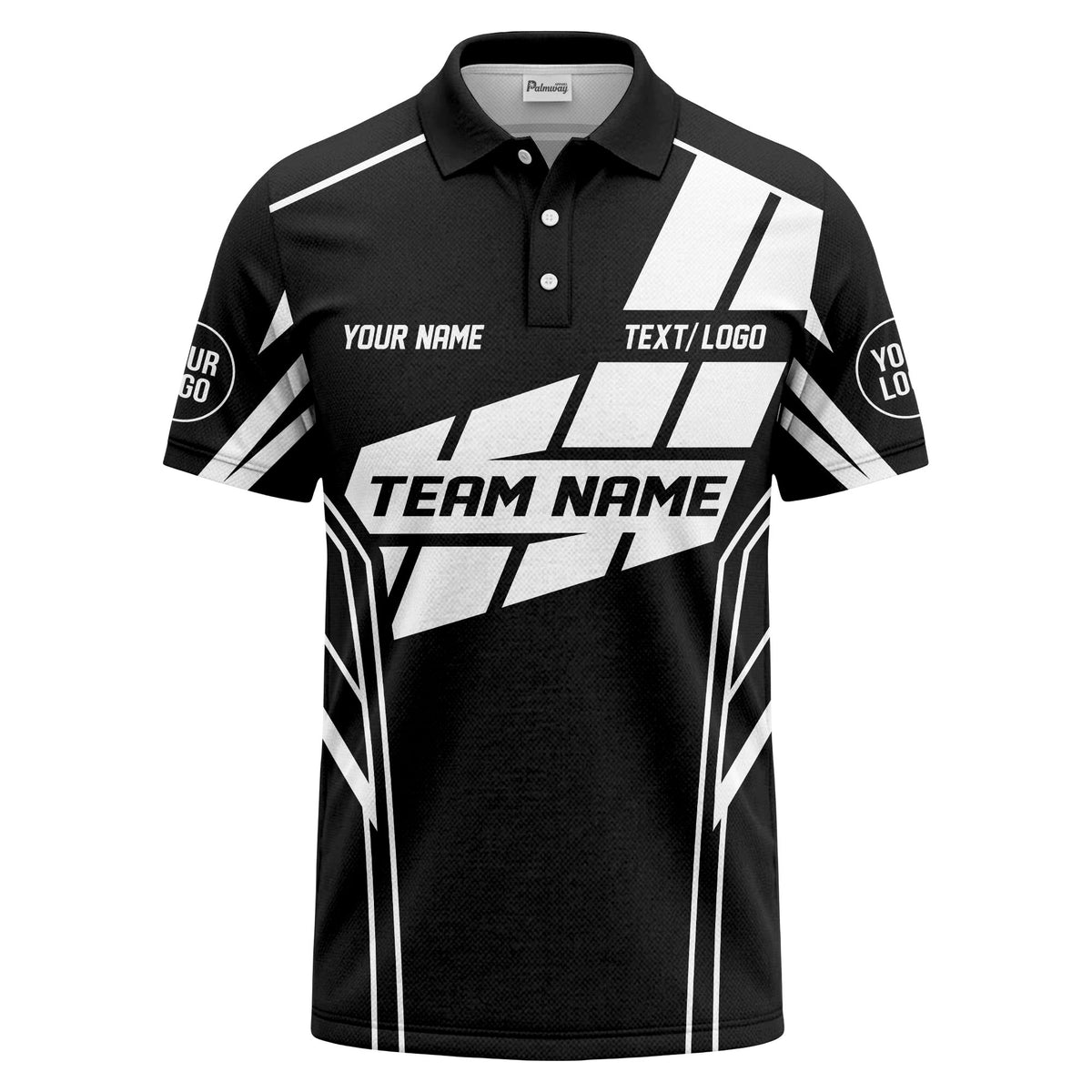 Custom Bold Golf Polo Shirt – Personalized Name and Logo Uniform for Corporate Group & Event Wear