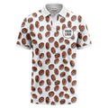 Custom Name & Logo Coffee Bean Polo Shirt – Personalized Café Staff Uniform