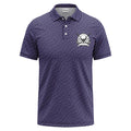 Custom Name & Logo Wave Pattern Polo Shirt – Premium Golf Team Uniform