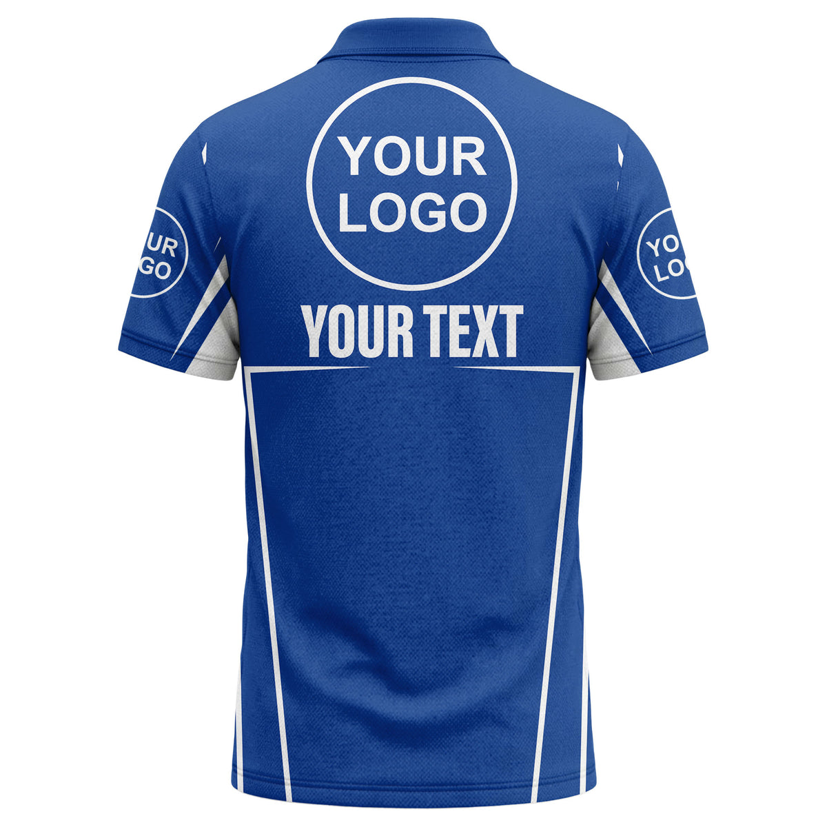 Custom Team Uniform Polo Shirt – Personalized Logo, Name & Text