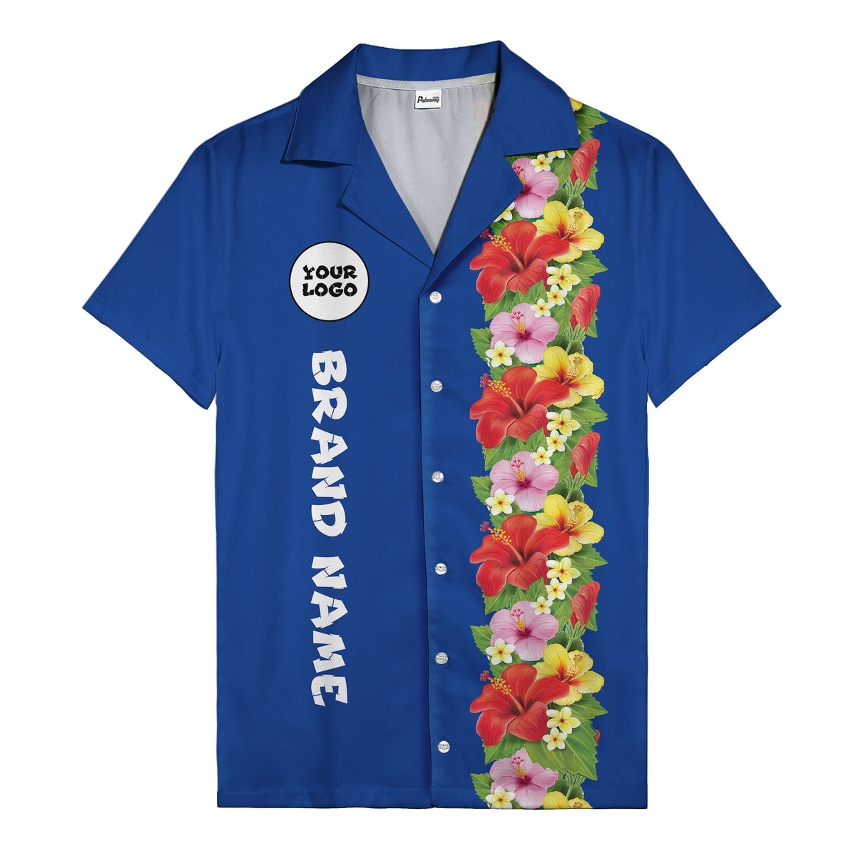 Sunset Hibiscus Explosion Tropical Floral Illustrated Hawaiian Shirt For Men